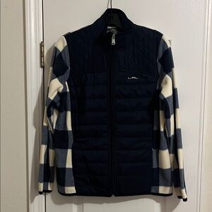 Lauren Ralph Lauren Navy and White Women's Puffer Jacket,  M, NWT